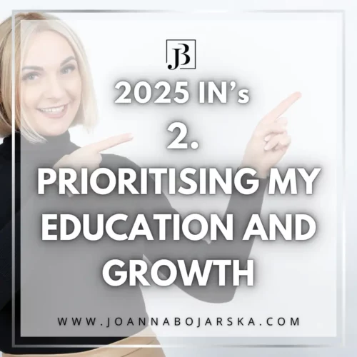 Prioritising my education and growth