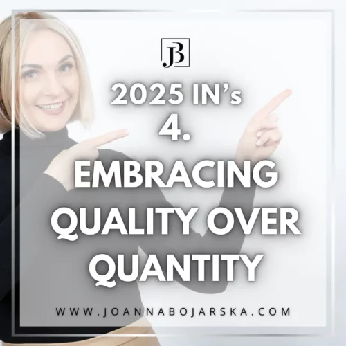 Embracing Quality Over Quantity